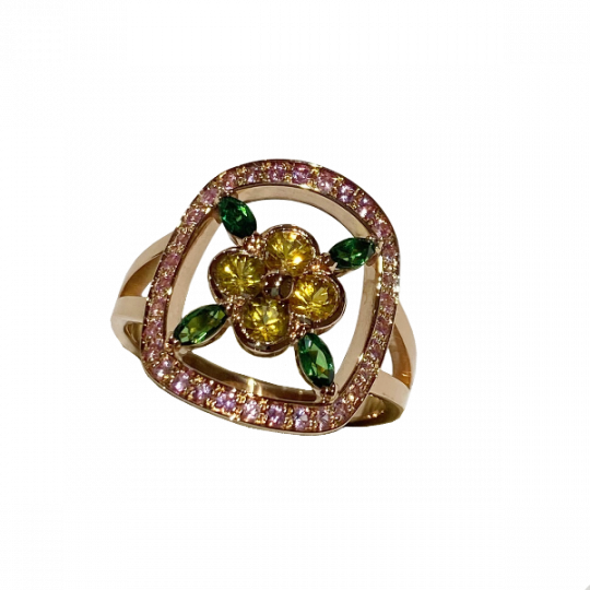 Bague Saphirs 