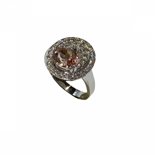 Bague Tourmaline rose 